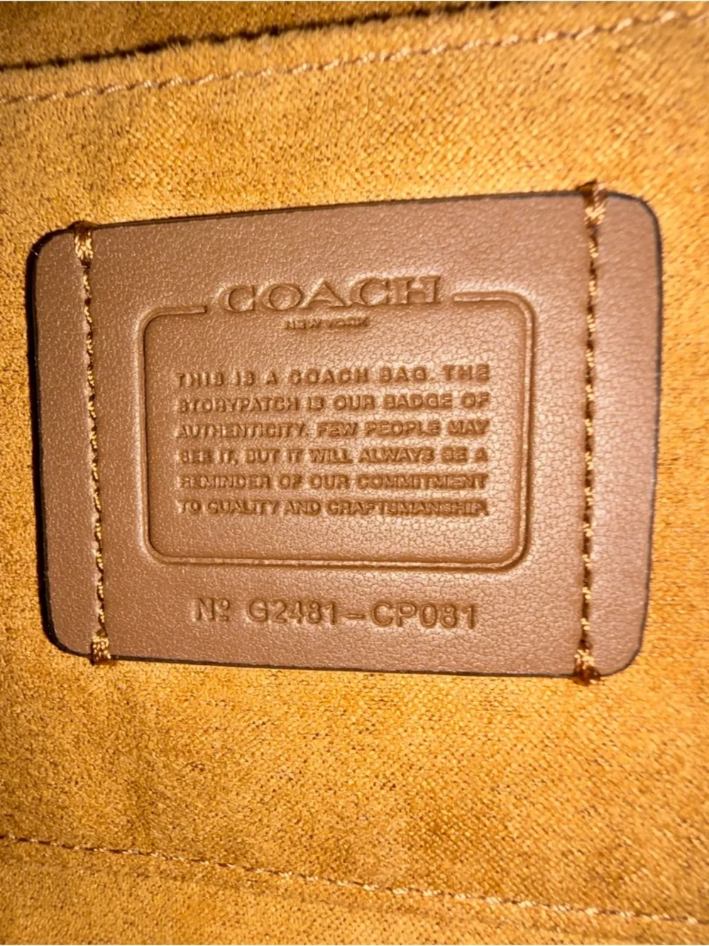 Coach Andrea Carryall Medium/Regular Size Black w/ Tags CP081 - Picture 13 of 16